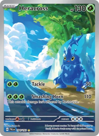 Heracross #194 · Paldea Evolved Pokémon card