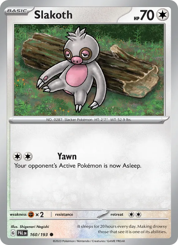 Slakoth full card art