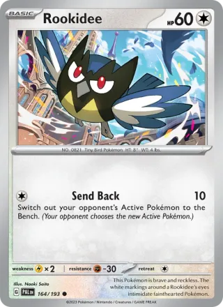 Rookidee #164 · Paldea Evolved Pokémon card