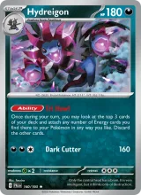 Hydreigon · Paldea Evolved Pokémon card
