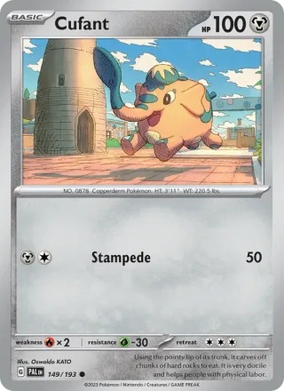 Cufant #149 · Paldea Evolved Pokémon card
