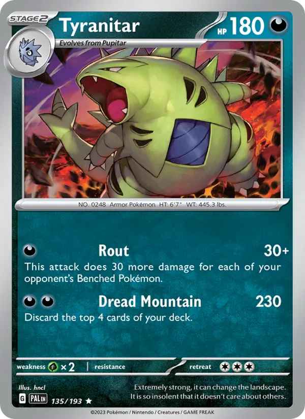 Tyranitar full card art