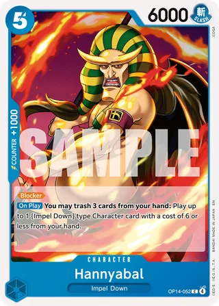 Hannyabal #OP14-052 · The Azure Sea's Seven One Piece card