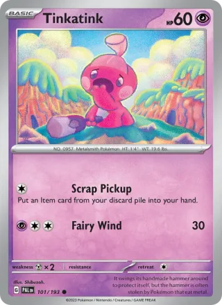 Tinkatink #101 · Paldea Evolved Pokémon card