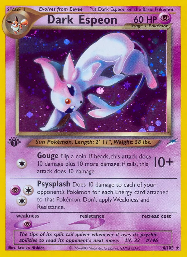 Dark Espeon full card art