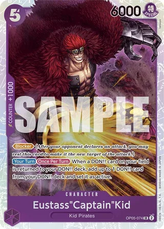 Eustass"Captain"Kid (Reprint) #OP05-074-reprint · Premium Booster -The Best- One Piece card