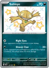 Sableye · Paldean Fates Pokémon card