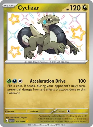Cyclizar #195 · Paldean Fates Pokémon card