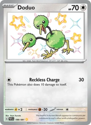 Doduo #199 · Paldean Fates Pokémon card