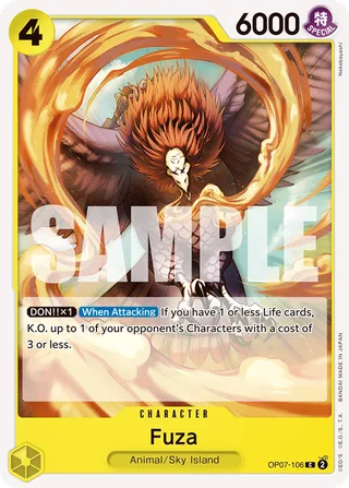 Fuza #OP07-106 · 500 Years in the Future Pre-Release Cards One Piece card
