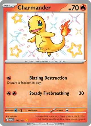 Charmander #109 · Paldean Fates Pokémon card
