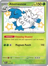 Abomasnow · Paldean Fates Pokémon card