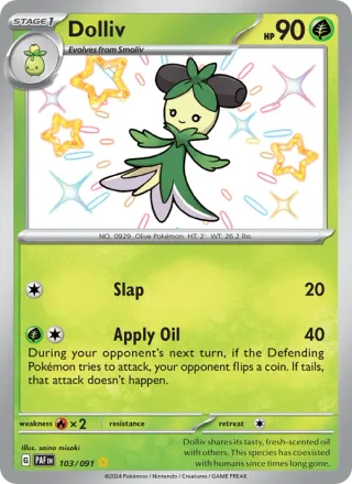 Dolliv #103 · Paldean Fates Pokémon card