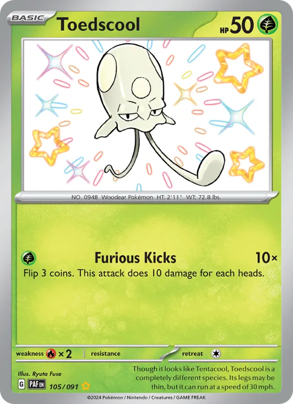 Toedscool full card art