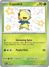 Capsakid · Paldean Fates Pokémon card