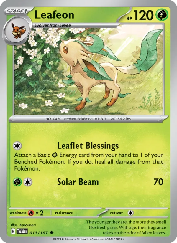 Leafeon full card art