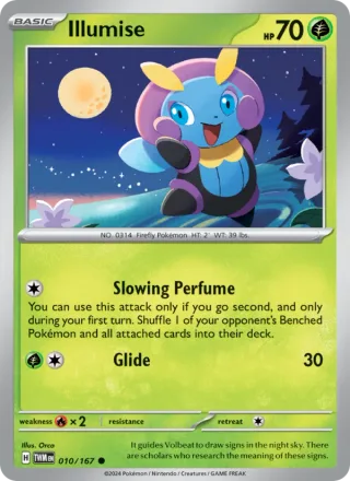 Illumise #010 · Twilight Masquerade Pokémon card