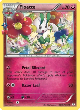 Floette #RC18 · Generations Pokémon card