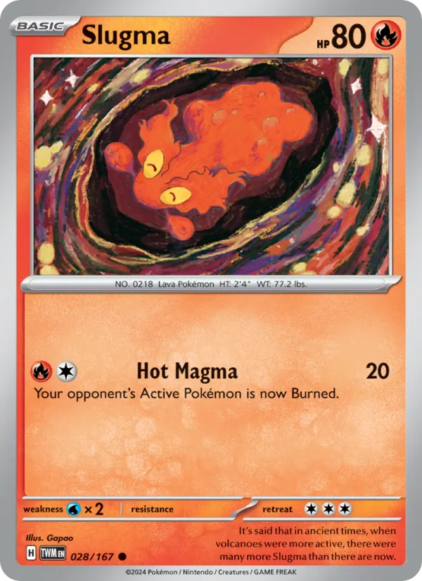 Slugma full card art