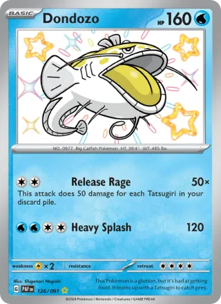 Dondozo #126 · Paldean Fates Pokémon card