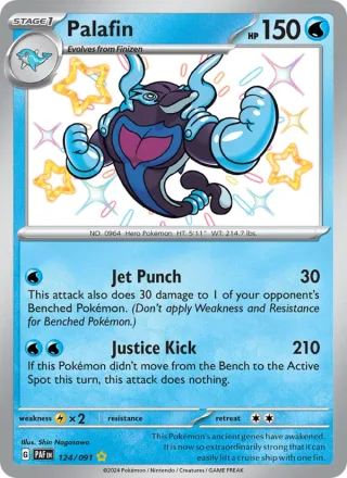 Palafin #124 · Paldean Fates Pokémon card