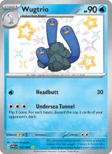 Wugtrio · Paldean Fates Pokémon card