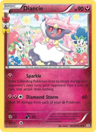 Diancie #RC22 · Generations Pokémon card