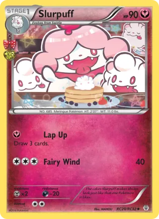 Slurpuff #RC20 · Generations Pokémon card