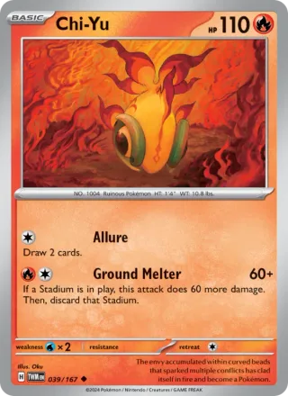 Chi-Yu #039 · Twilight Masquerade Pokémon card