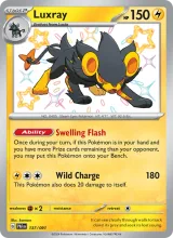 Luxray · Paldean Fates Pokémon card