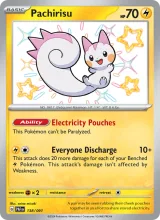 Pachirisu · Paldean Fates Pokémon card