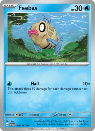 Feebas #049 · Twilight Masquerade Pokémon card