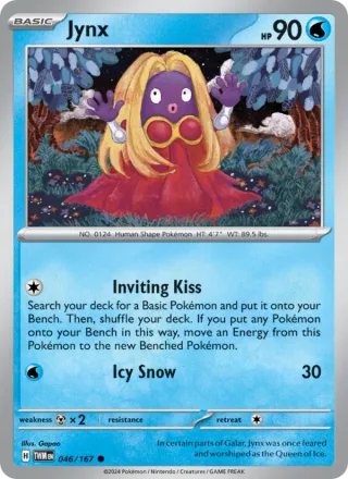 Jynx #046 · Twilight Masquerade Pokémon card