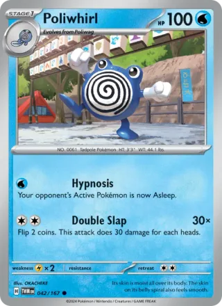 Poliwhirl #042 · Twilight Masquerade Pokémon card