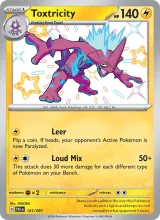 Toxtricity · Paldean Fates Pokémon card