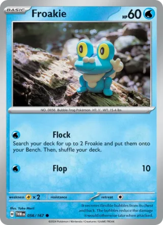 Froakie #056 · Twilight Masquerade Pokémon card