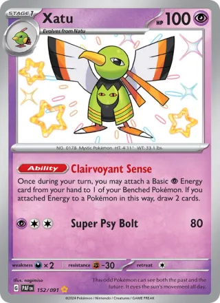 Xatu #152 · Paldean Fates Pokémon card