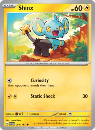 Shinx #066 · Twilight Masquerade Pokémon card