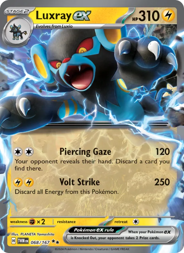 Luxray ex full card art