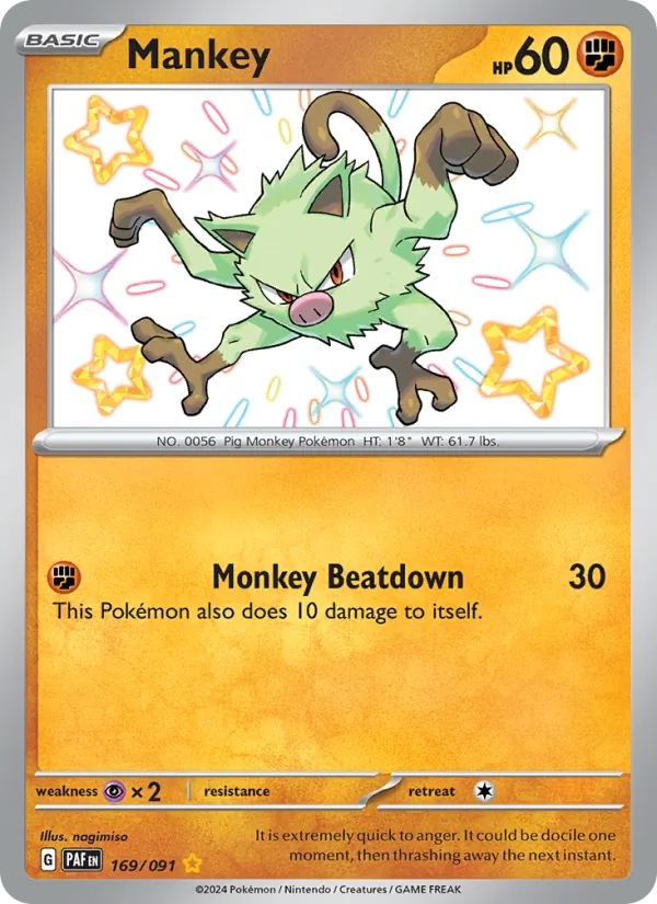 Mankey full card art