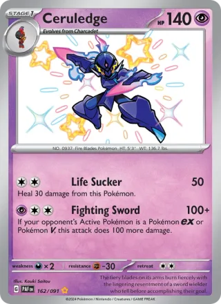 Ceruledge #162 · Paldean Fates Pokémon card