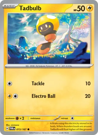 Tadbulb #073 · Twilight Masquerade Pokémon card