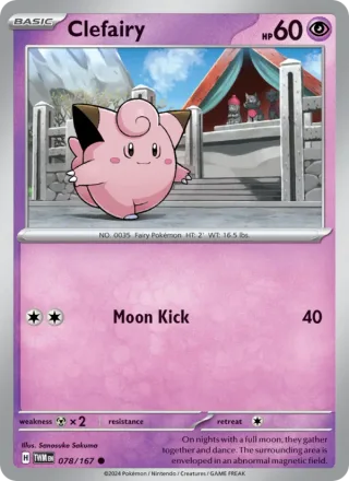 Clefairy #078 · Twilight Masquerade Pokémon card