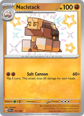 Naclstack #177 · Paldean Fates Pokémon card