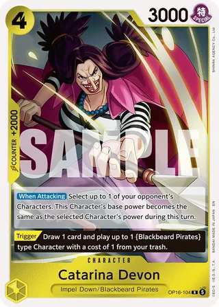 Catarina Devon #OP16-104 · The Time of Battle One Piece card