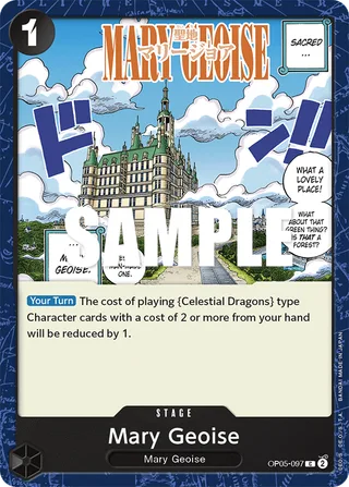 Mary Geoise #OP05-097 · Awakening of the New Era: 1st Anniversary Tournament Cards One Piece card