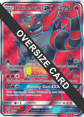 Incineroar GX - SM38 (SM Black Star Promo) #SM38 · Jumbo cards Pokémon card