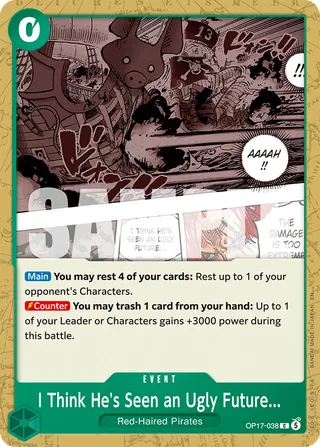 I Think He's Seen an Ugly Future... #OP17-038 · The World's Strongest Warriors One Piece card