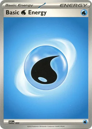 Water Energy #003 · Scarlet & Violet Energy Pokémon card