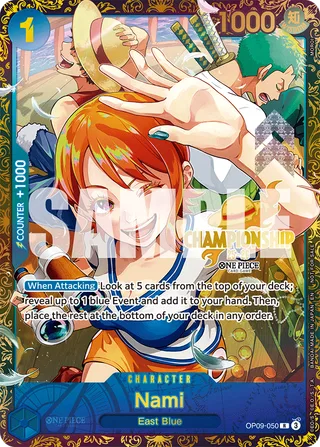 Nami (Championship 25-26 Regionals Season 1) #OP09-050-championship-25-26-regionals-season-1 · One Piece Promotion Cards One Piece card